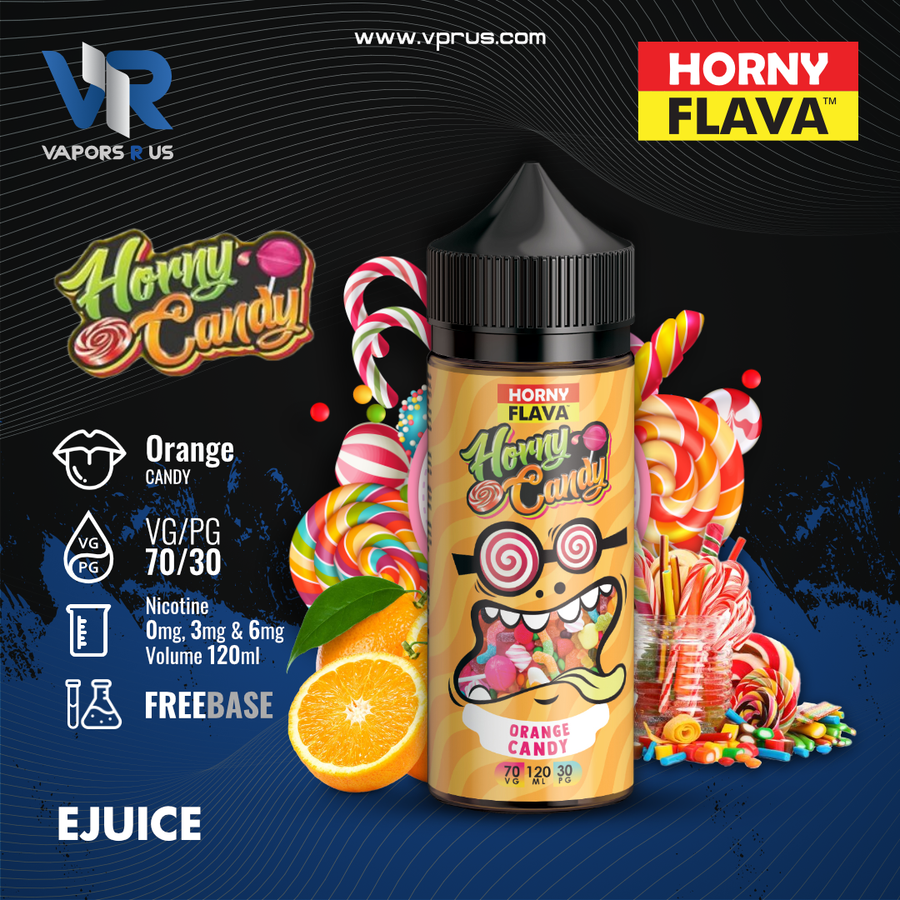 HORNY CANDY - Orange Candy 120ml | Vapors R Us LLC