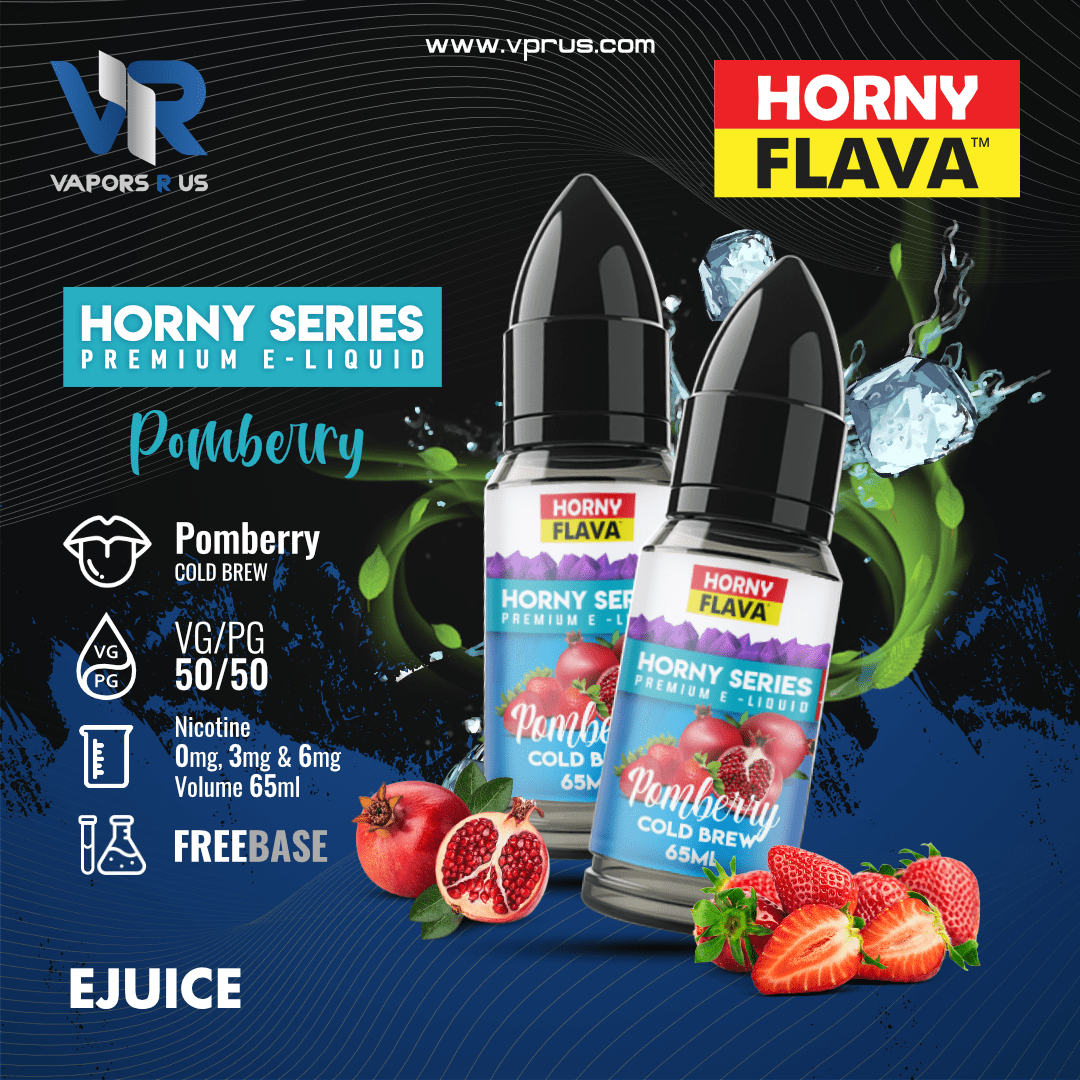 HORNY FLAVA - Pomberry Cold Brew 65ml | Vapors R Us LLC