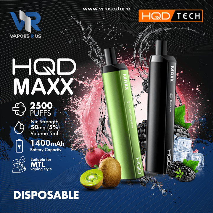 HQD - Maxx Disposable 2500 Puffs