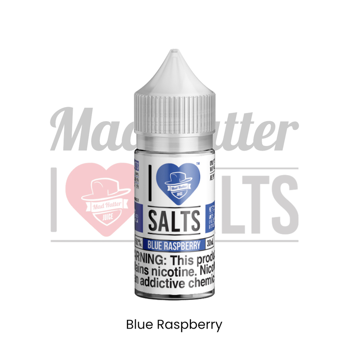 I LOVE SALTS - Blue Raspberry 30ml by MADHATTER