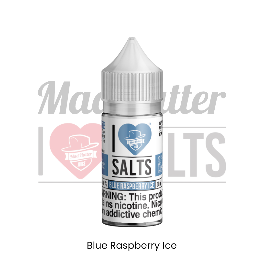 I LOVE SALTS - Blue Raspberry Ice 30ml by MADHATTER