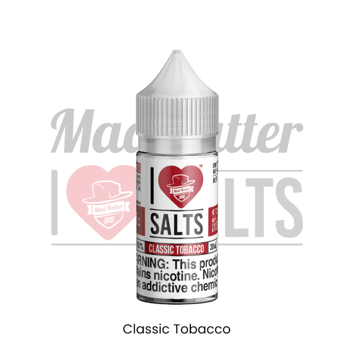 I LOVE SALTS - Classic Tobacco 30ml by MADHATTER