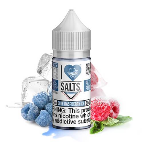 I LOVE SALTS BY MAD HATTER - BLUE RASPBERRY ICE