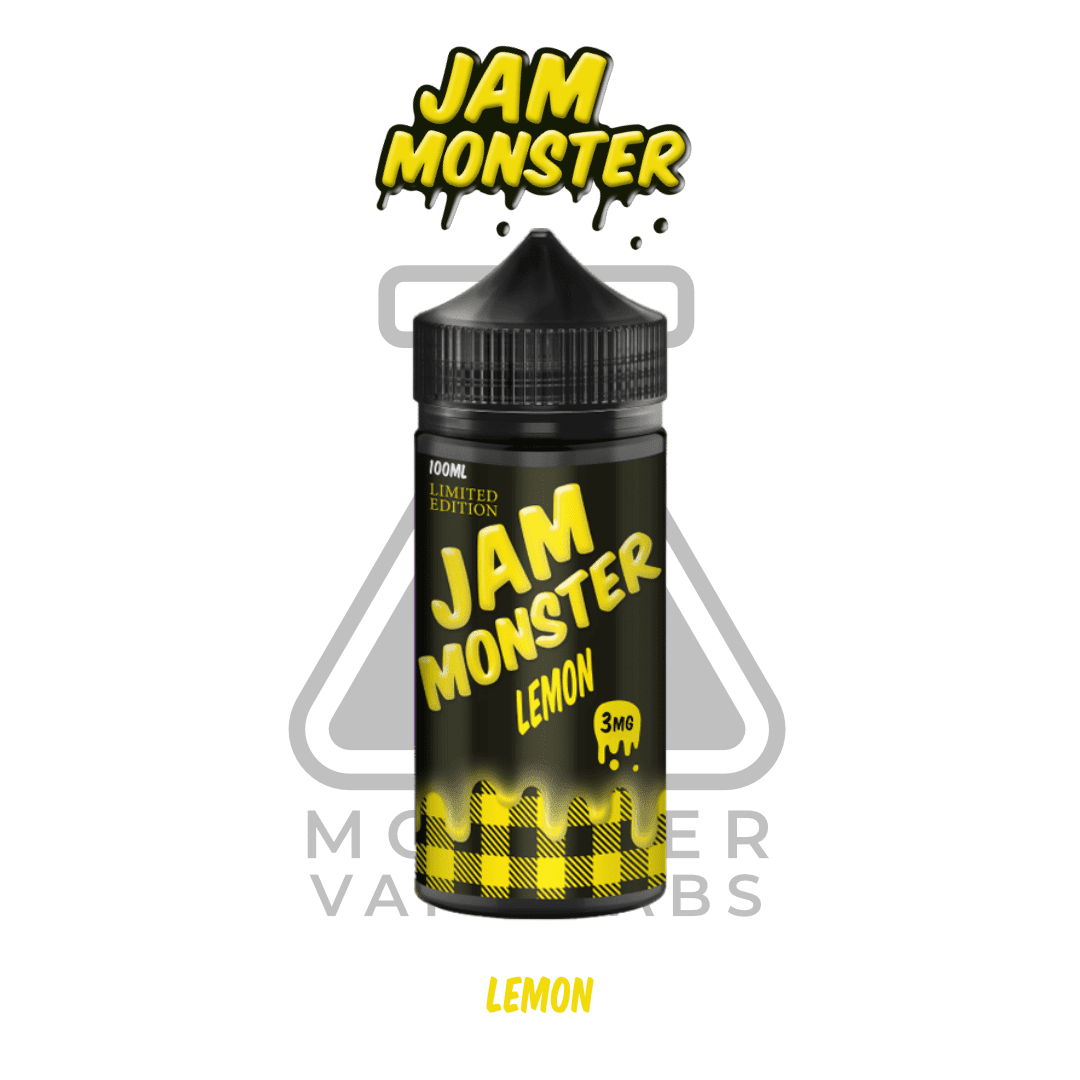 JAM MONSTER - Lemon 3mg | Vapors R Us LLC