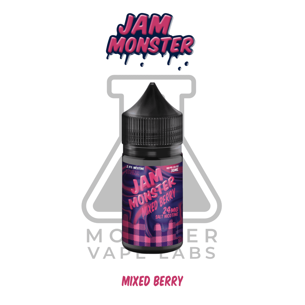 JAM MONSTER - Mixed Berry 30ml (SaltNic) | Vapors R Us LLC