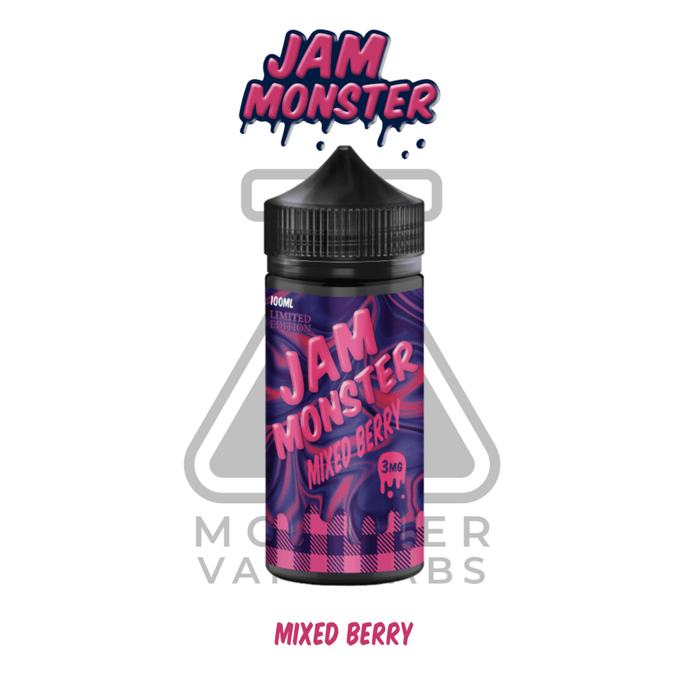 JAM MONSTER - Mixed Berry 3mg | Vapors R Us LLC