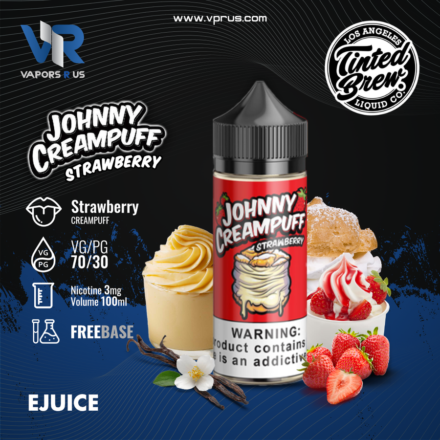 JOHNNY CREAMPUFF - Strawberry 100ml