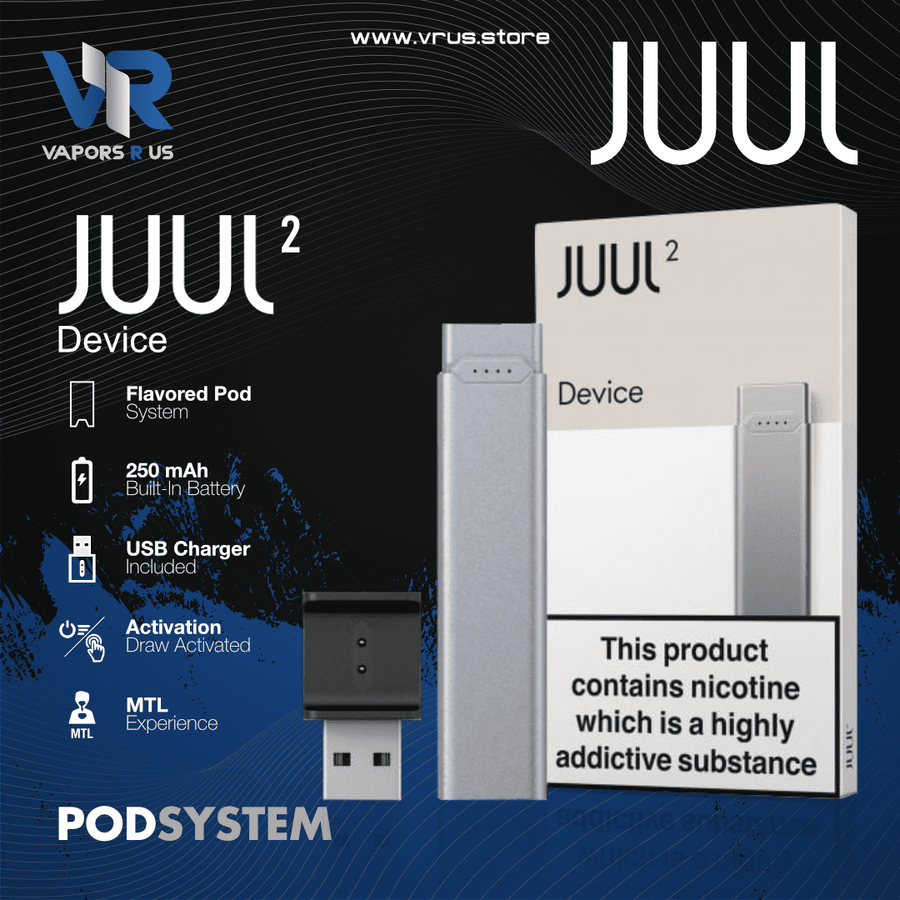 JUUL - 2 Device 250mAh | Vapors R Us LLC