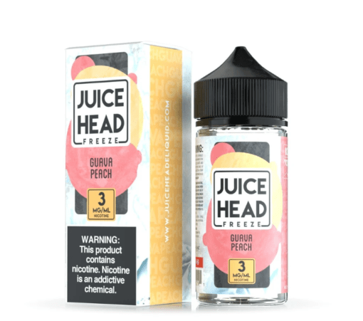 JUICE HEAD FREEZE - Guava Peach 100ml | Vapors R Us LLC