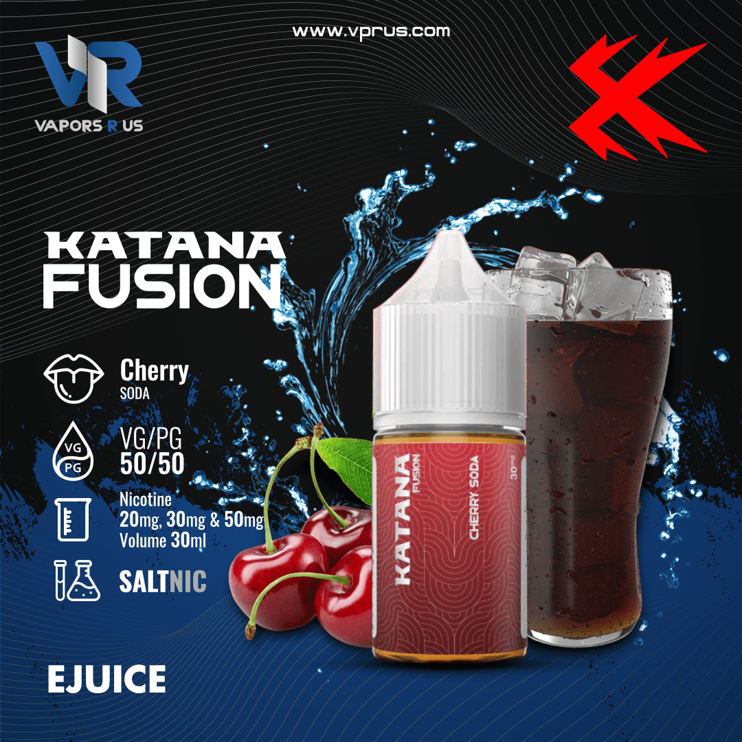 KATANA VAPE - Fusion Series - Cherry Cola (30ml Saltnic) | Vapors R Us LLC