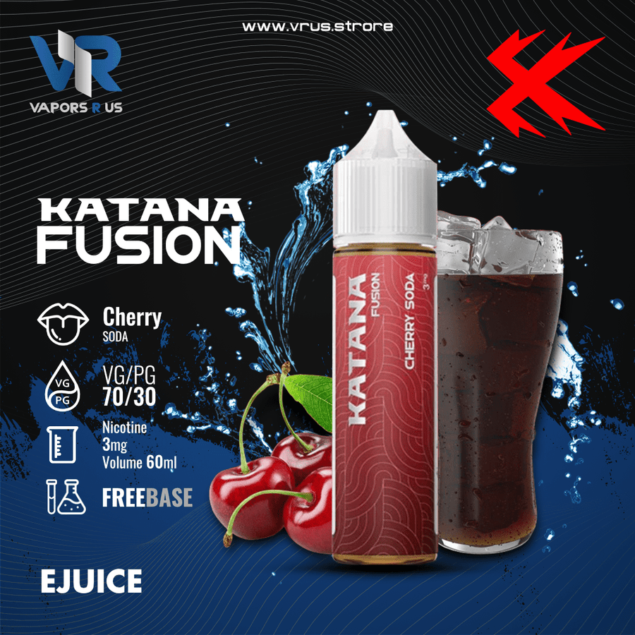 KATANA VAPE - Fusion Series - Cherry Cola (3mg - 60ml) | Vapors R Us LLC