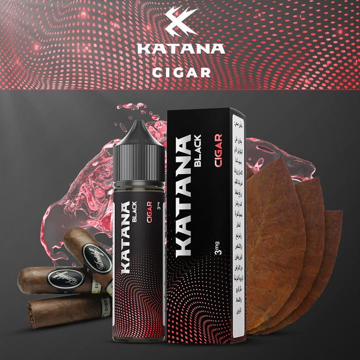 KATANA VAPE - Black Series - Cigar (3mg - 60ml) | Vapors R Us LLC