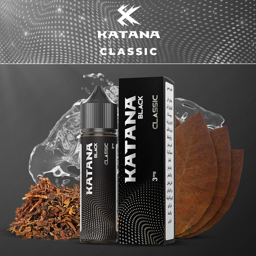 KATANA VAPE - Black Series - Classic (3mg - 60ml) | Vapors R Us LLC