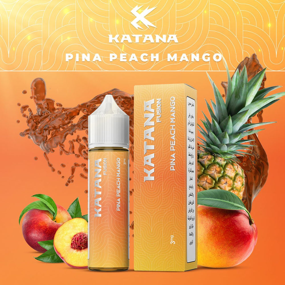 KATANA VAPE - Fusion Series - Pina Peach Mango (3mg - 60ml) | Vapors R Us LLC