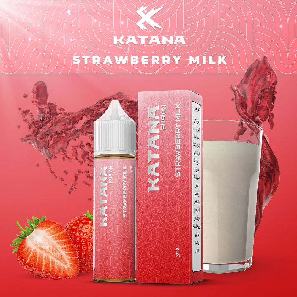 KATANA VAPE - Fusion Series - Strawberry Milk (3mg - 60ml) | Vapors R Us LLC