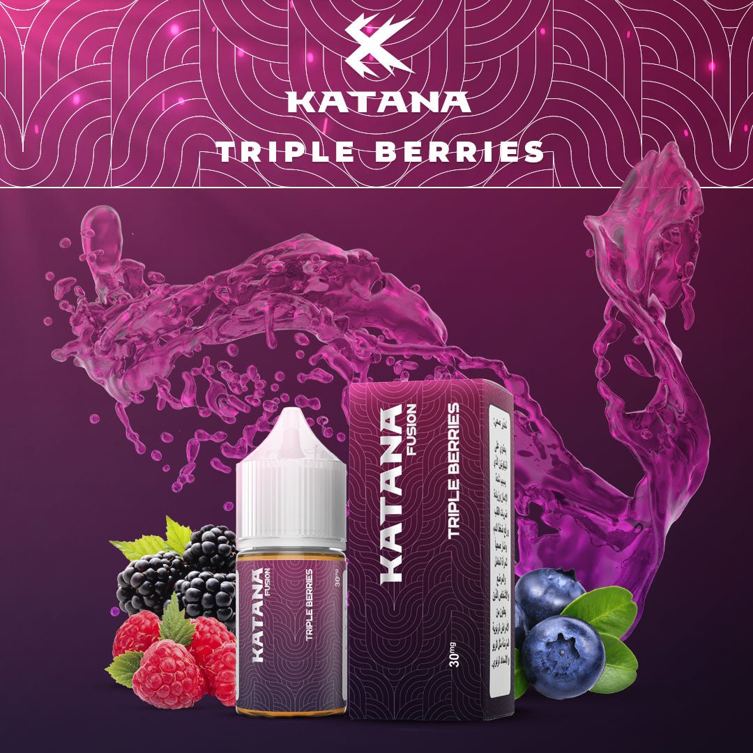 KATANA VAPE - Fusion Series - Triple Berries (30ml Saltnic) | Vapors R Us LLC