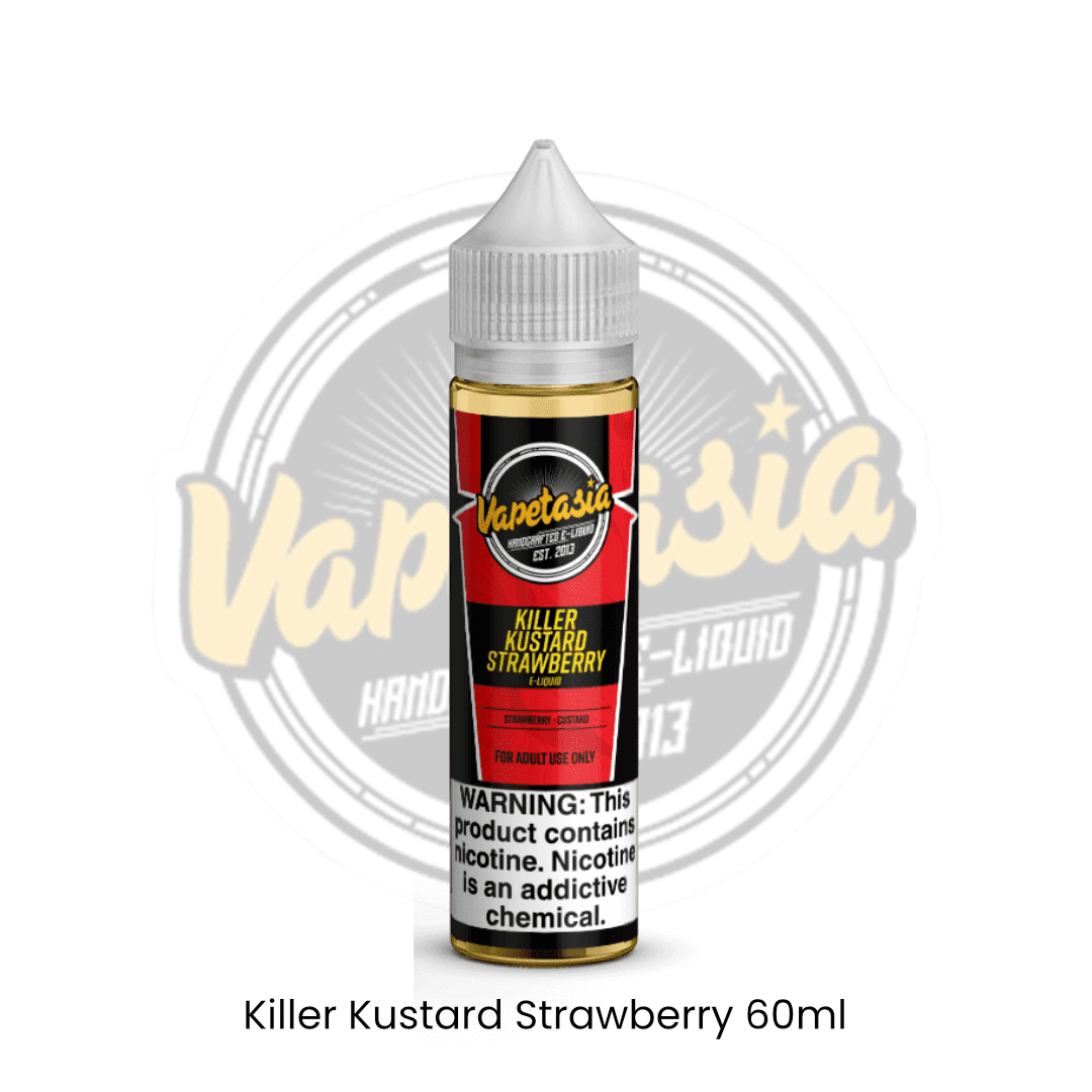 VAPETASIA - Killer Kustard Strawberry | Vapors R Us LLC