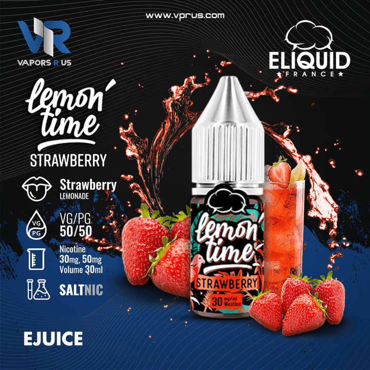 LEMON TIME - Strawberry 30ml (SaltNic) | Vapors R Us LLC