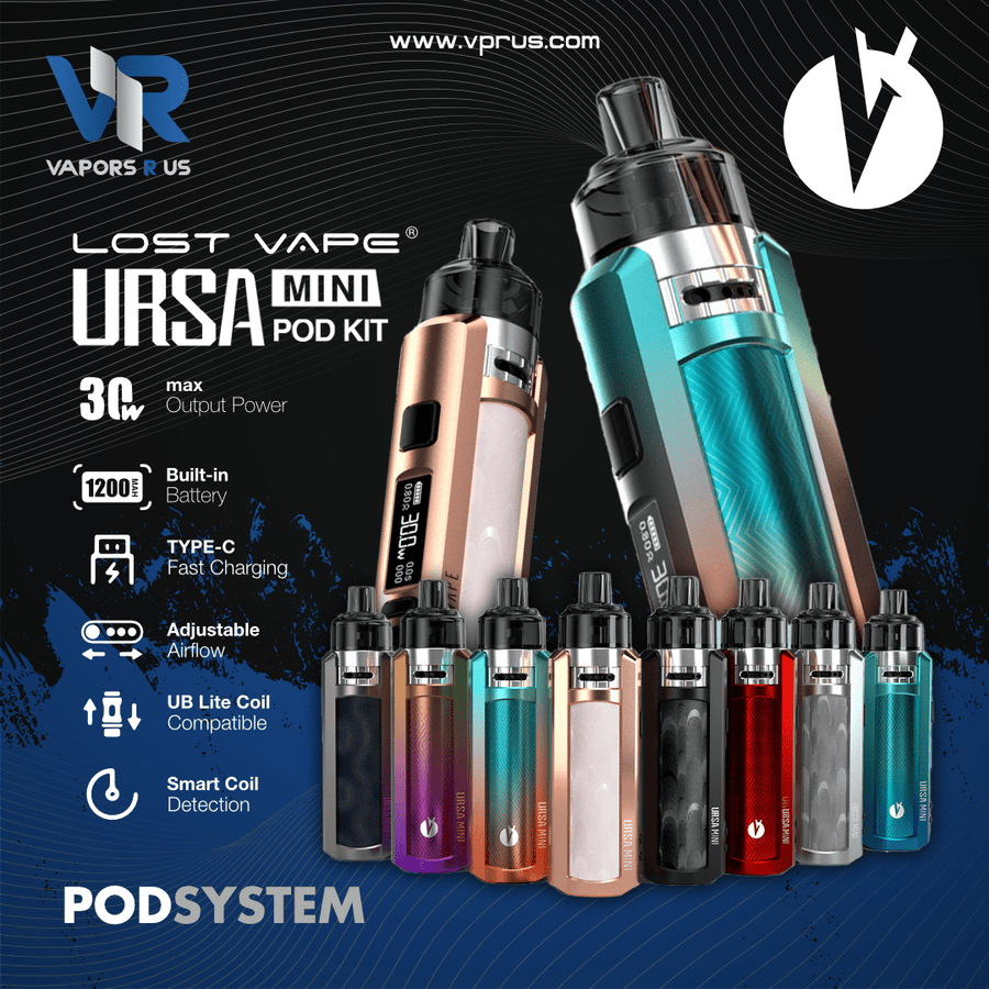 LOST VAPE - Ursa Mini Pod System Kit 1200mah | Vapors R Us LLC
