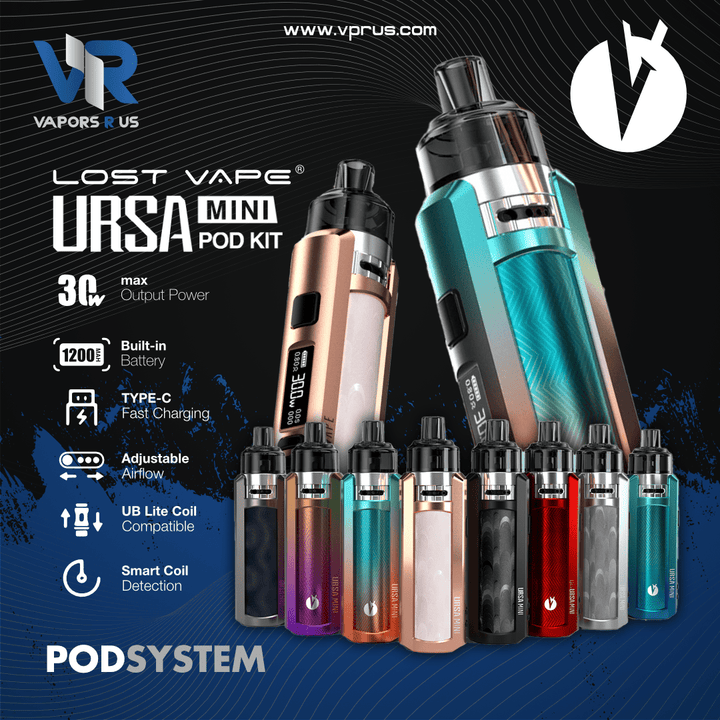 LOST VAPE - Ursa Mini Pod System Kit 1200mah | Vapors R Us LLC