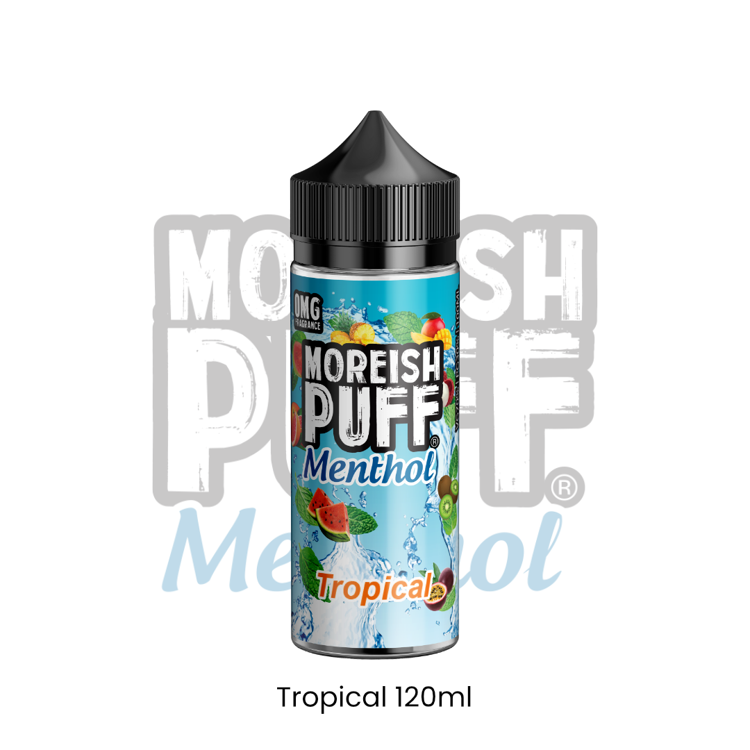 MENTHOL - Tropical 120ml by MOREISH PUFF