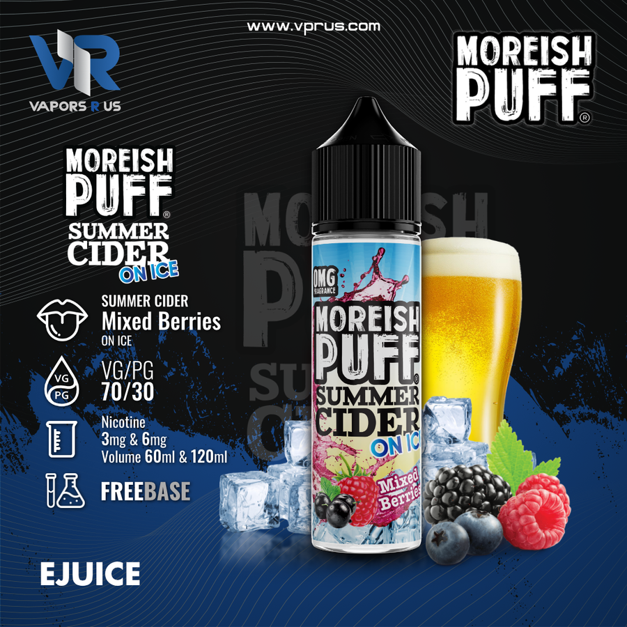 MOREISH PUFF SUMMER CIDER ON ICE - Mixed Berries