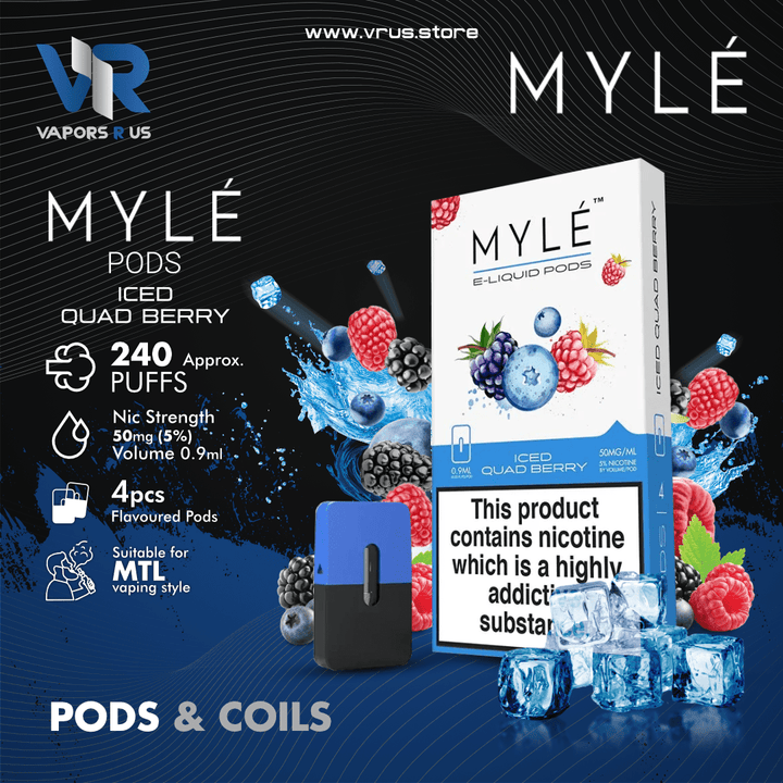 MYLE POD - Iced Quad Berry | Vapors R Us LLC