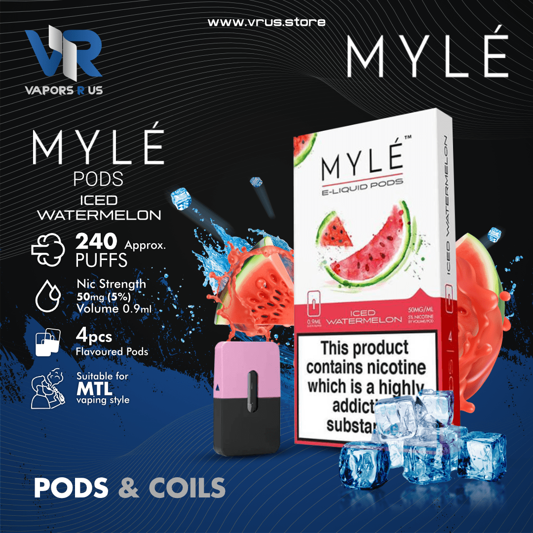 MYLE POD - Iced Watermelon | Vapors R Us LLC