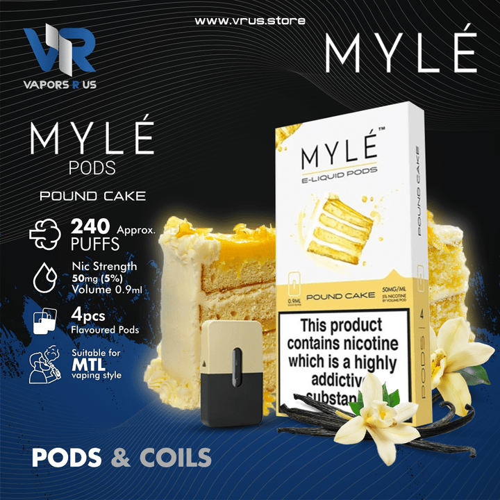 MYLE POD - Pound Cake | Vapors R Us LLC