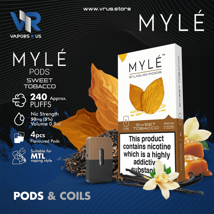 MYLE POD - Sweet Tobacco | Vapors R Us LLC