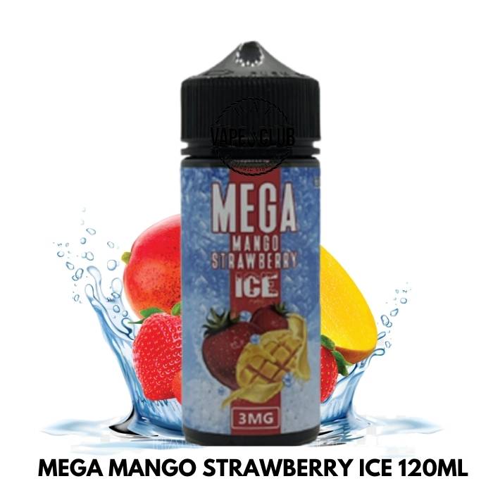 GRAND ELIQUIDS -  Mega Mango Strawberry  ice  60ml | Vapors R Us LLC