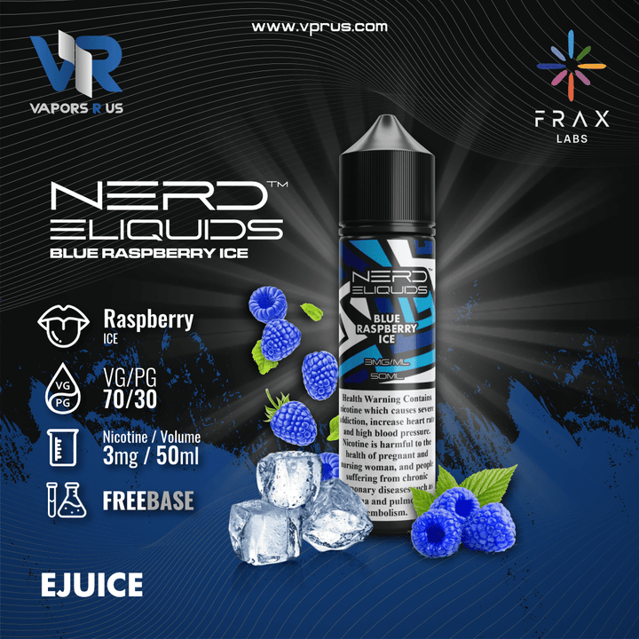 NERD ELIQUIDS - Blue Raspberry Ice 50ml | Vapors R Us LLC