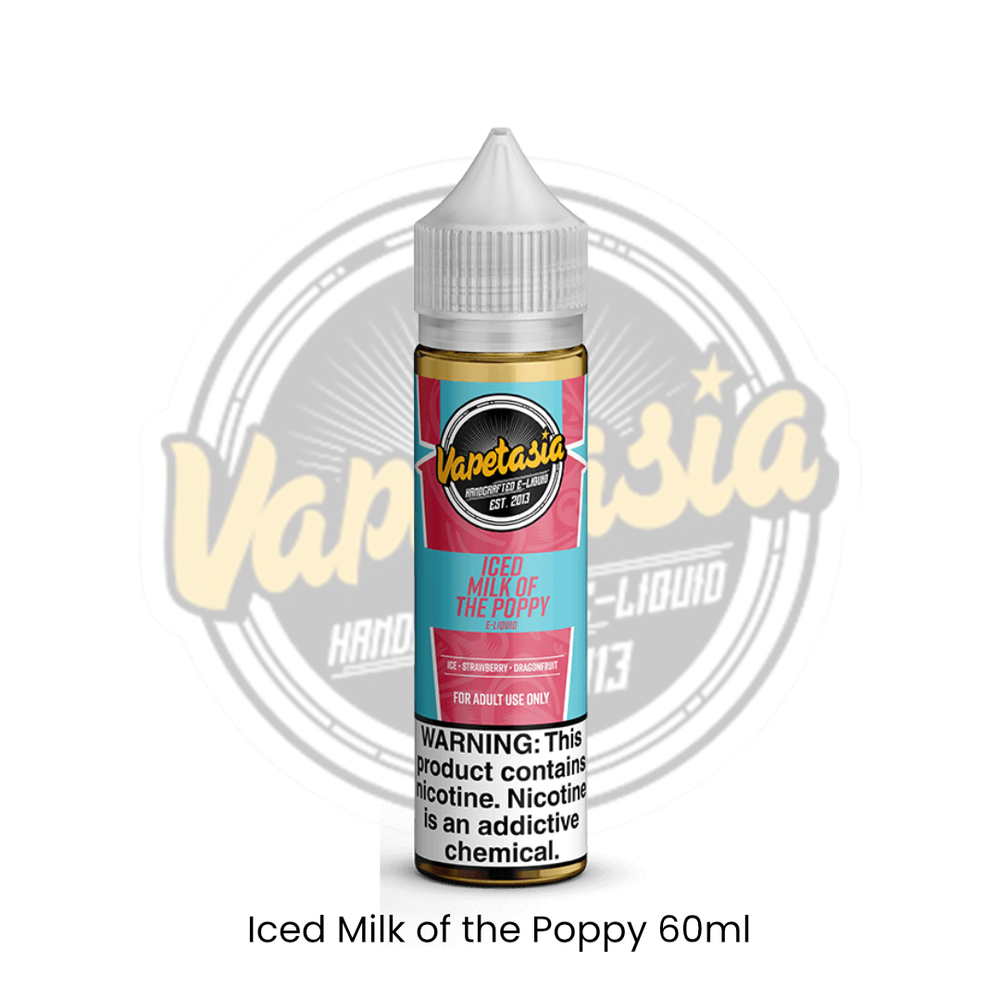 NEW LABEL - Iced Milk of the Poppy 60ml by VAPETASIA