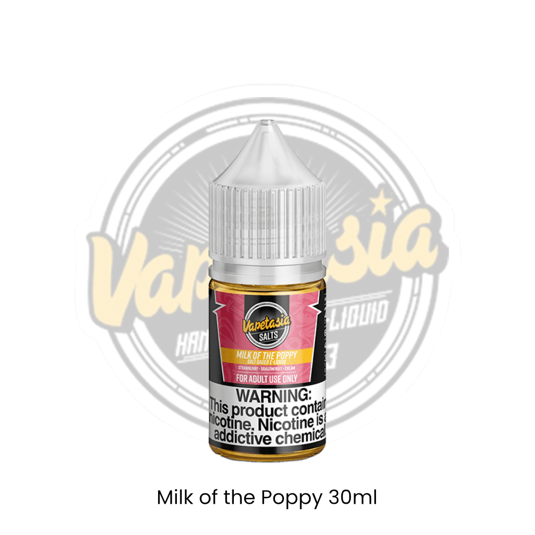 VAPETASIA - Milk Of The Poppy 30ml (SaltNic) | Vapors R Us LLC