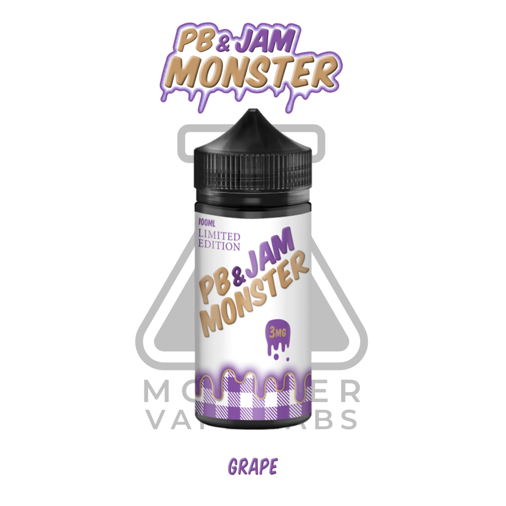 PB & JAM MONSTER - Grape 3mg 100ml