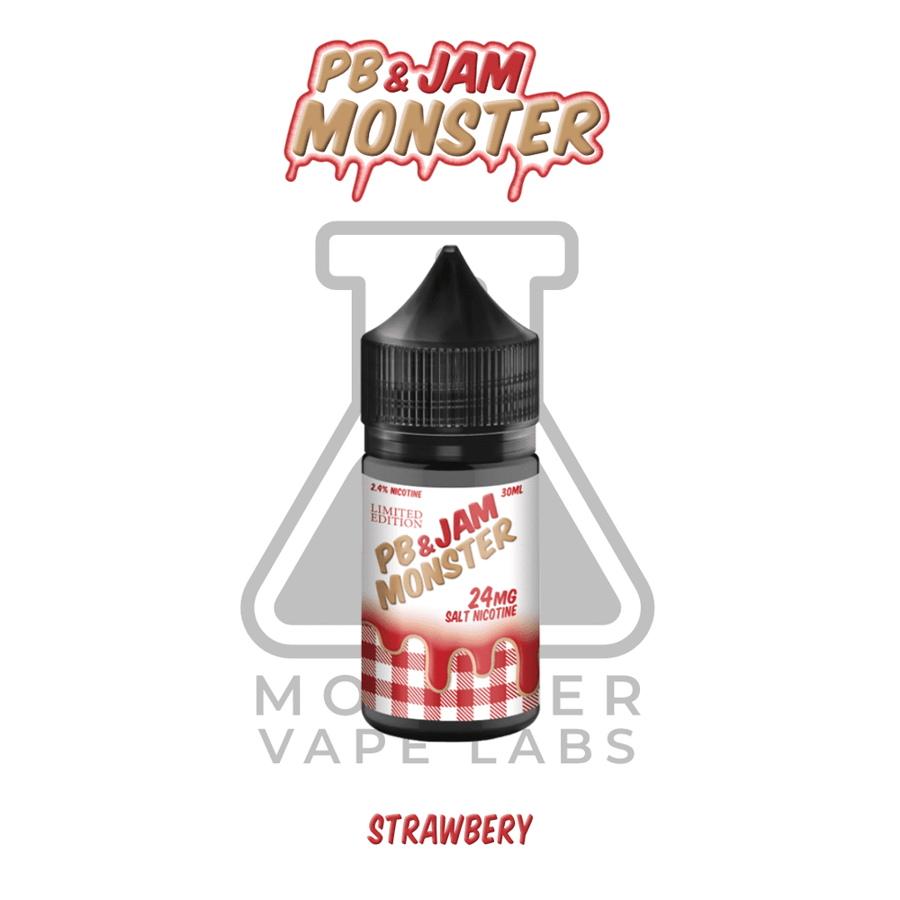 PB & JAM MONSTER - Strawberry 30ml (SaltNic) | Vapors R Us LLC