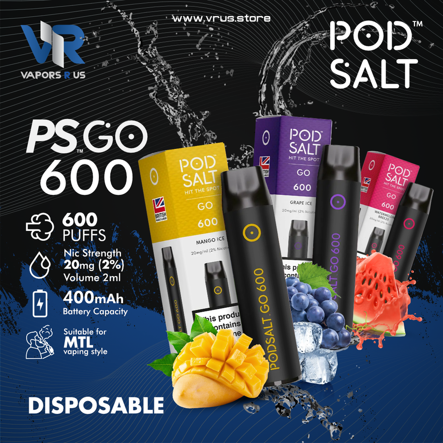 PODSALT - PS GO 600 Disposable