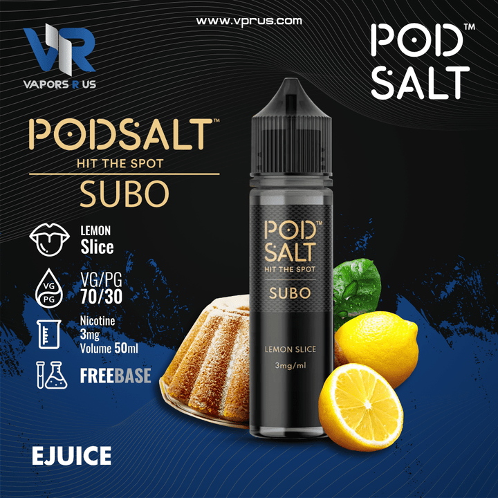 POD SALT SUBO - Lemon Slice 50ml | Vapors R Us LLC