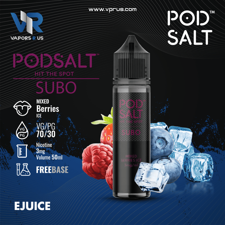 POD SALT SUBO - Mixed Berries Ice 50ml | Vapors R Us LLC