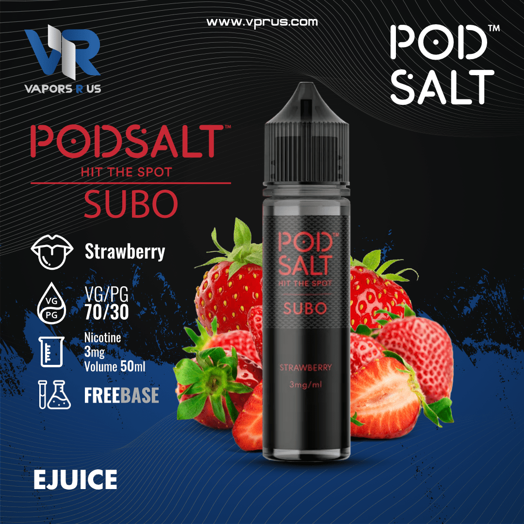 POD SALT SUBO - Strawberry 50ml | Vapors R Us LLC