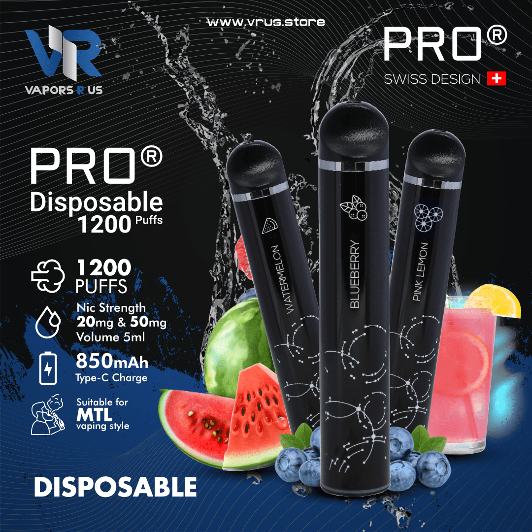 PRO Disposable 1200 Puffs | Vapors R Us LLC
