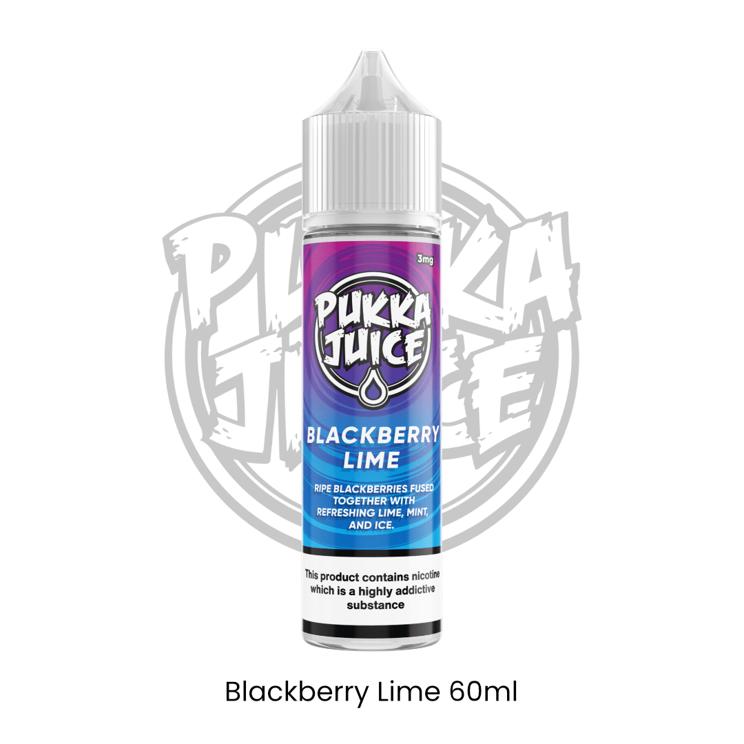PUKKA JUICE - Blackberry Lime 3mg 60ml | Vapors R Us LLC