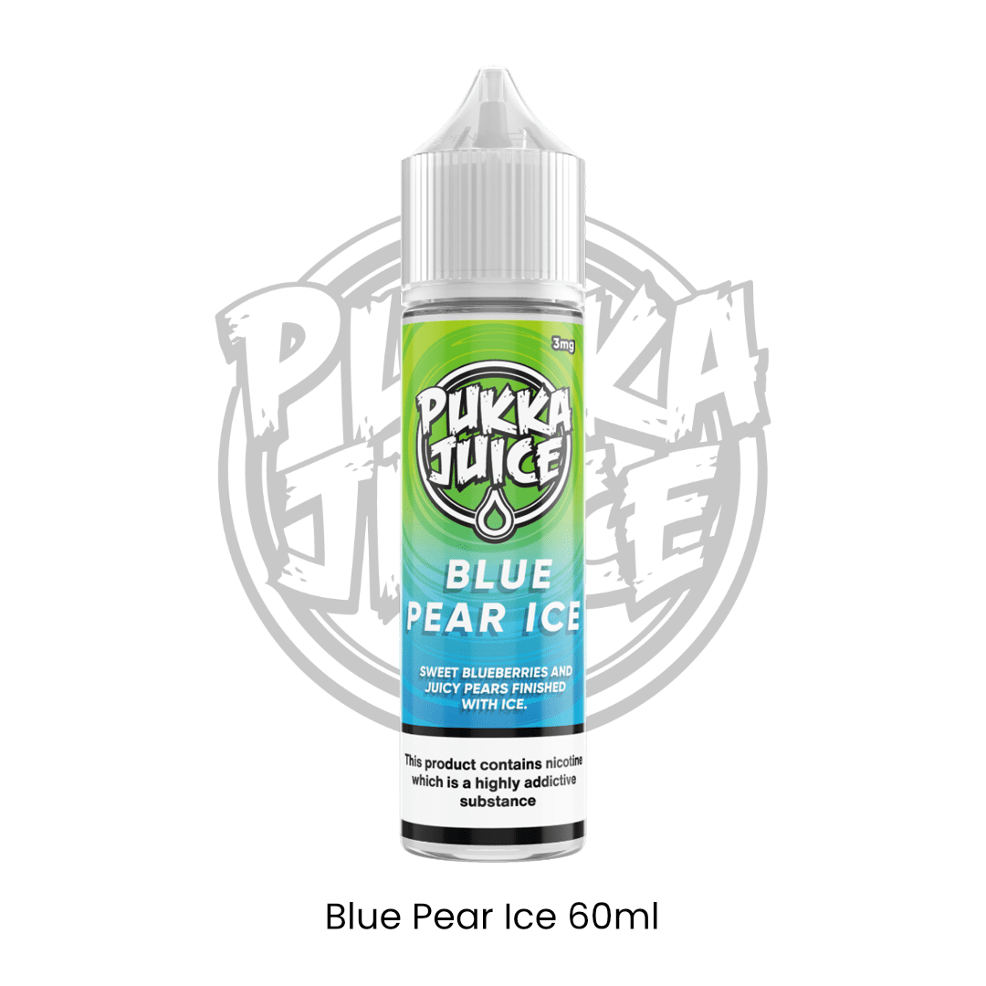 PUKKA JUICE - Blue Pear Ice 3mg 60ml | Vapors R Us LLC