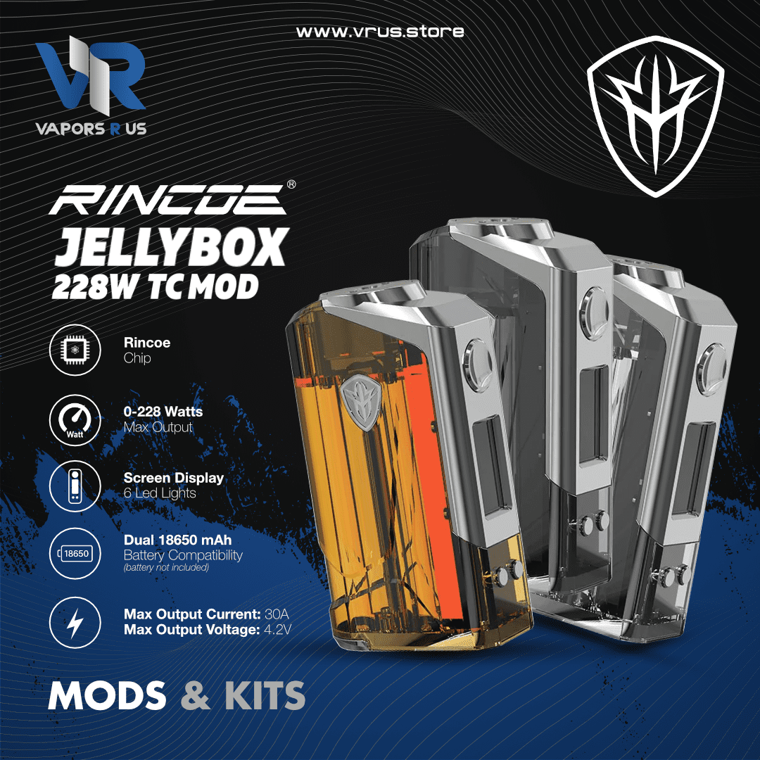 RINCOE - JellyBox 228W TC Box Mod | Vapors R Us LLC