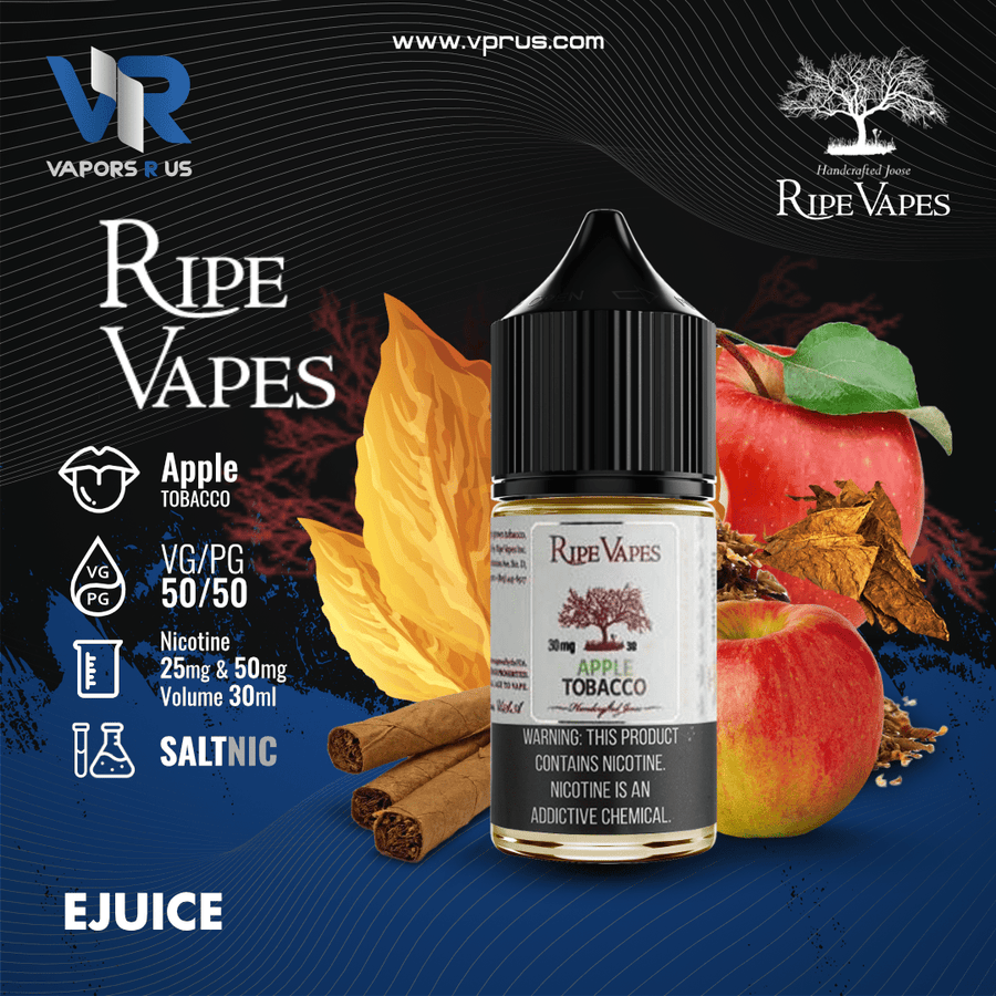 RIPE VAPES - Apple Tobacco 30ml (SaltNic) | Vapors R Us LLC