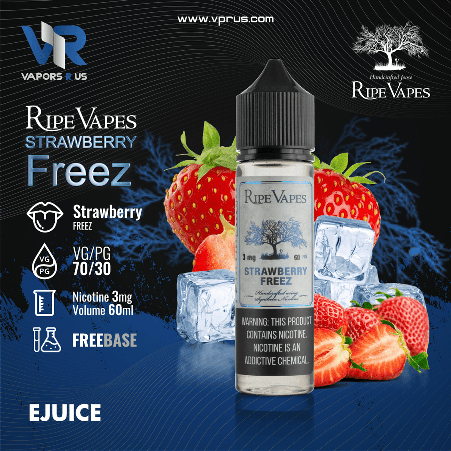 RIPE VAPES - Strawberry Freeze 60ml | Vapors R Us LLC