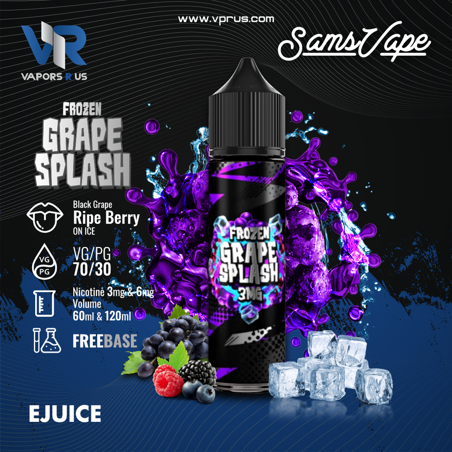 SAMS VAPE - Frozen Grape Splash 60ml