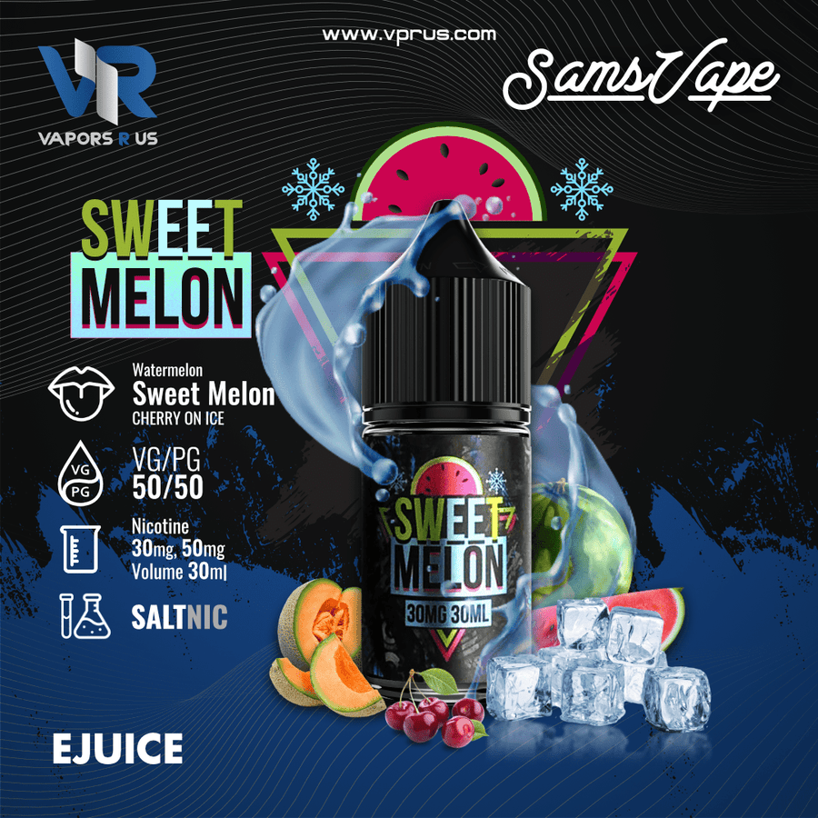 SAM'S VAPE - Frozen Sweet Melon 30ml (SaltNic) | Vapors R Us LLC
