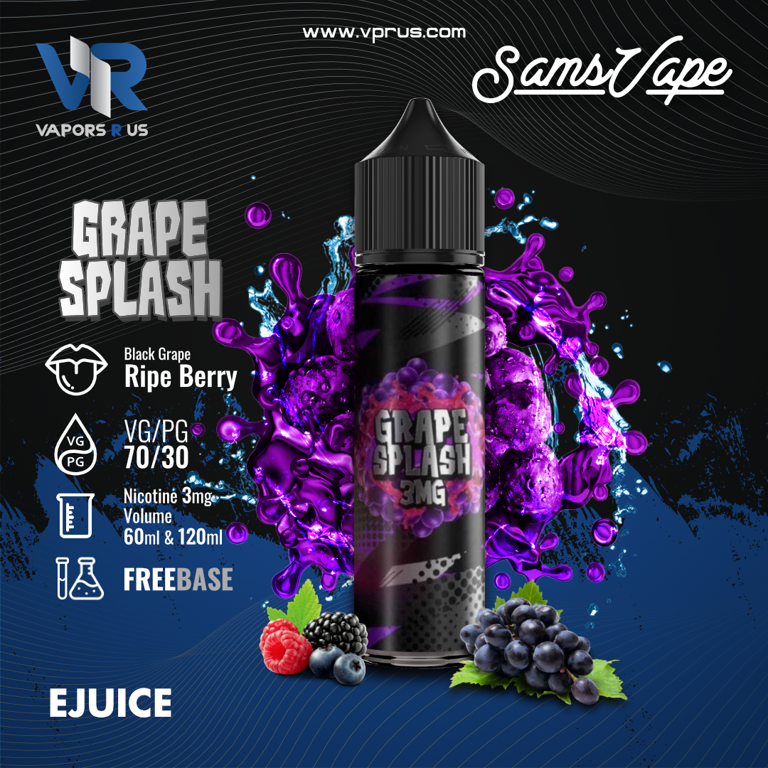 SAMS VAPE - Grape Splash 3mg
