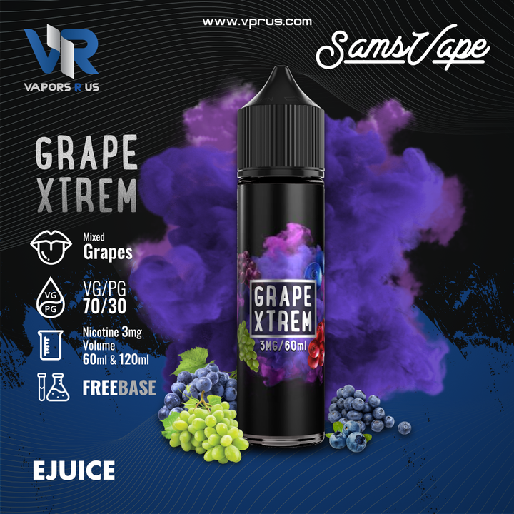 SAMS VAPE - Grape Xtrem 3mg